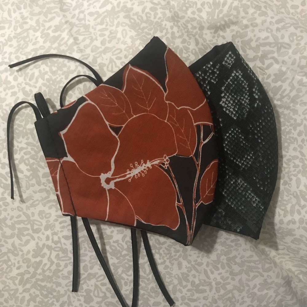 SOLD Acacia Face Masks Sage Python & Mid Pacific